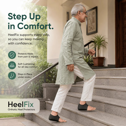Heel Protector with Adjustable Velcro Strap